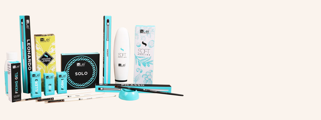 A range of InLei® products for the best brow lamination and the best lash lifts