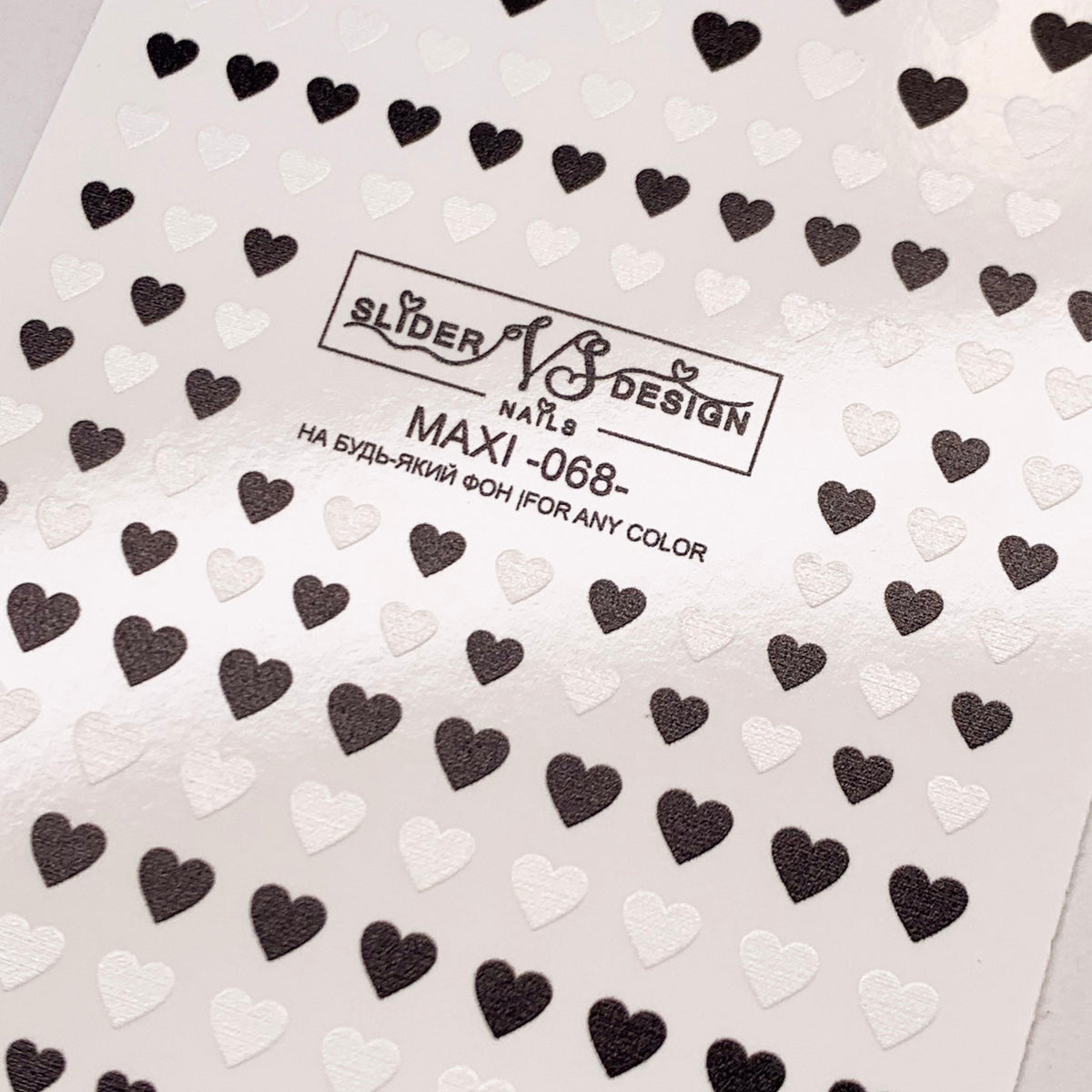 VS maxi 068 designs for nail sliders from the nail brand Miss Dolla