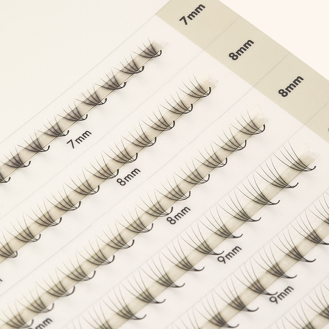 Best Narrow Premade Lash Fans Mayfair 4D 0.07 600 fans - Mixed Lengths, Best Eyelash Extensions Narrow Premade Lash Fans