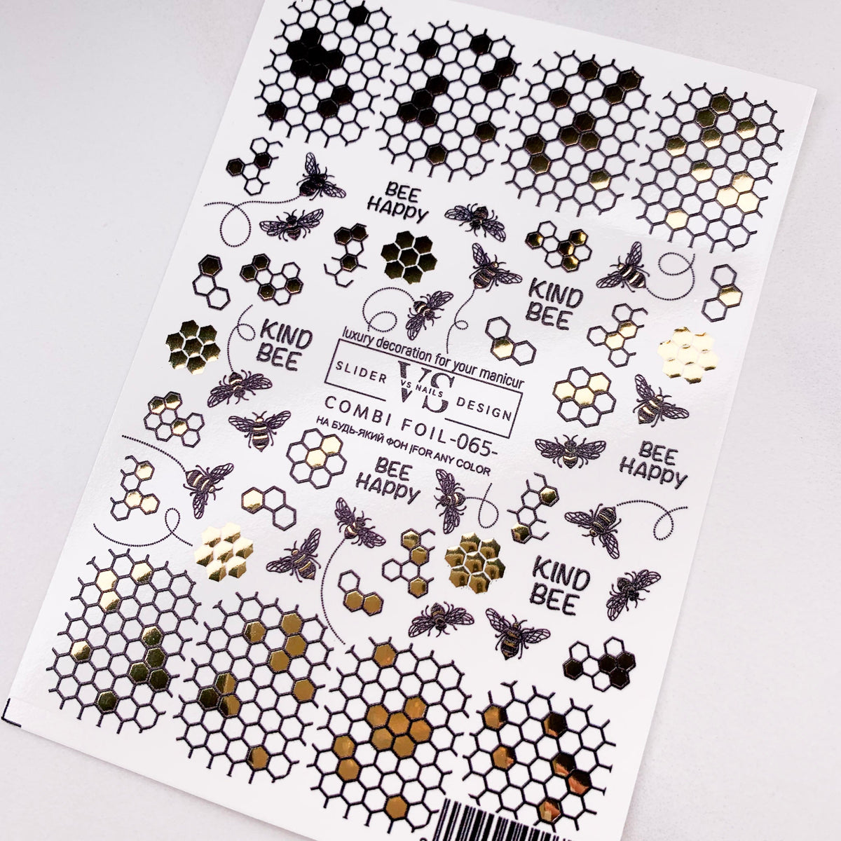 vs combi foil 65 nail sliders from UK nail brand miss dolla