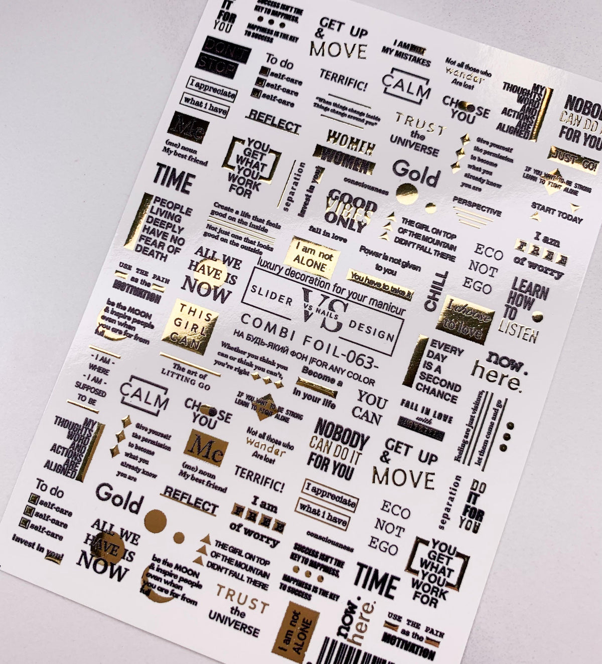 vs combi foil 63 nail film from the top UK nail brands Miss Dolla
