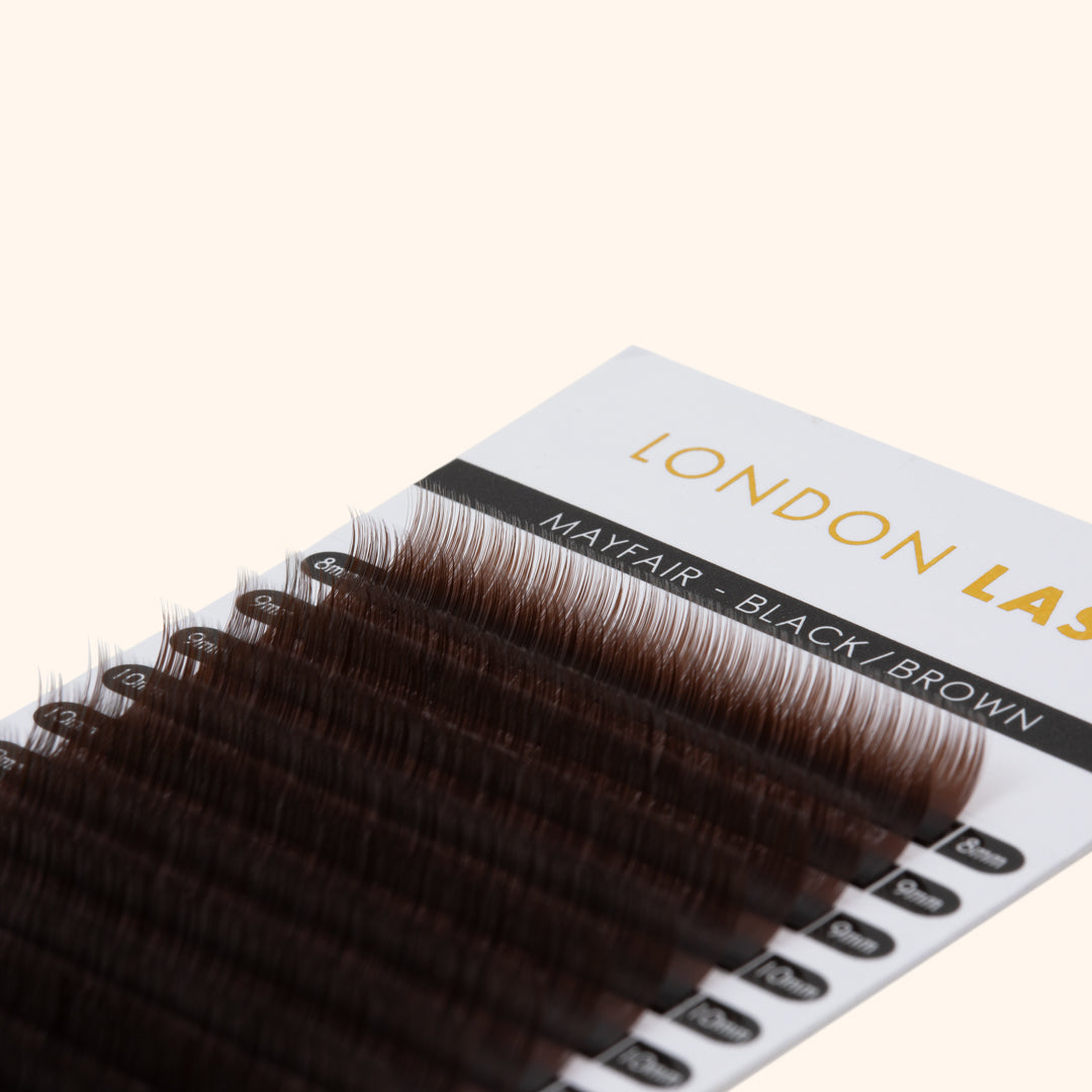 Black Brown  Lashes - Ristretto Collection 0.07 Singles