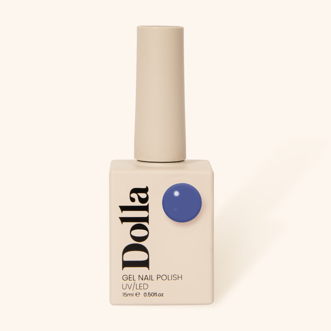 "Blue Streak" gel nail polish bottle