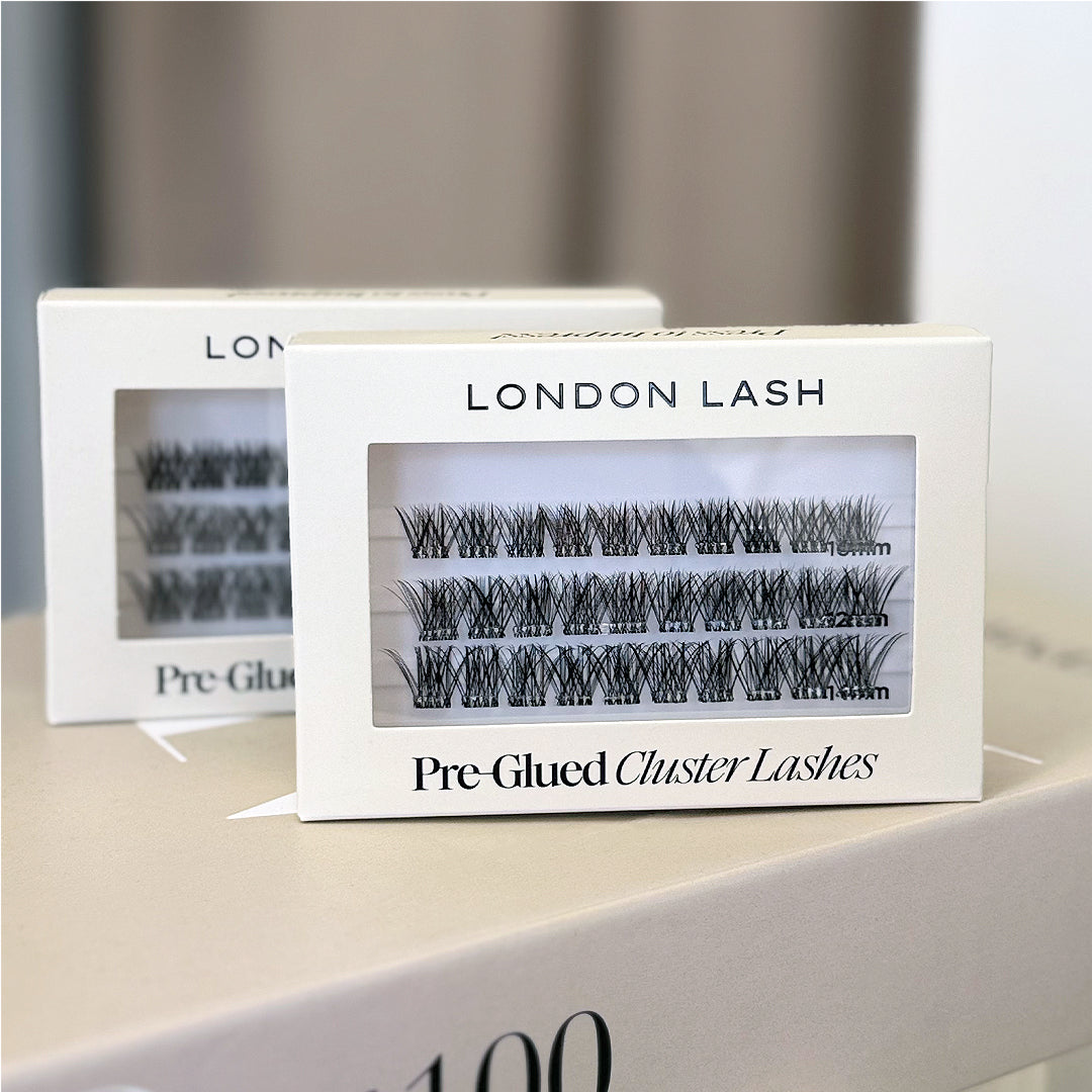 London Lash Pre-Glued Cluster Lashes - Natural Look