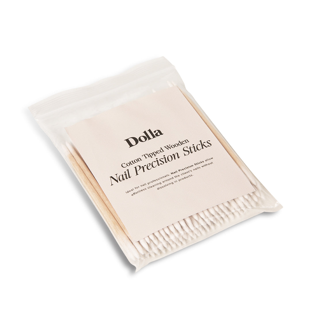 Cotton Tipped Wooden Nail Precision Sticks