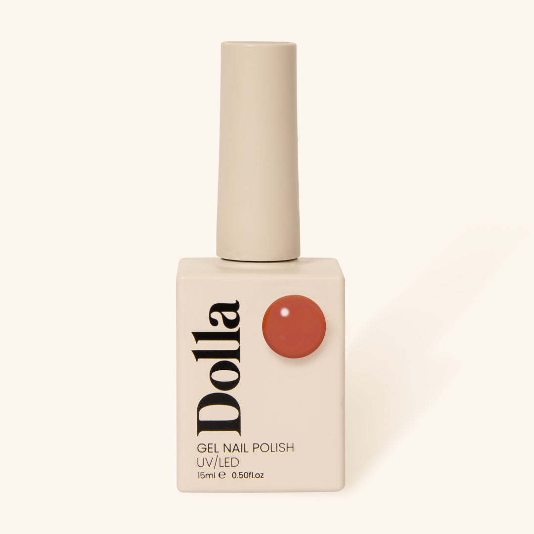 Red My Mind gel nail polish bottle