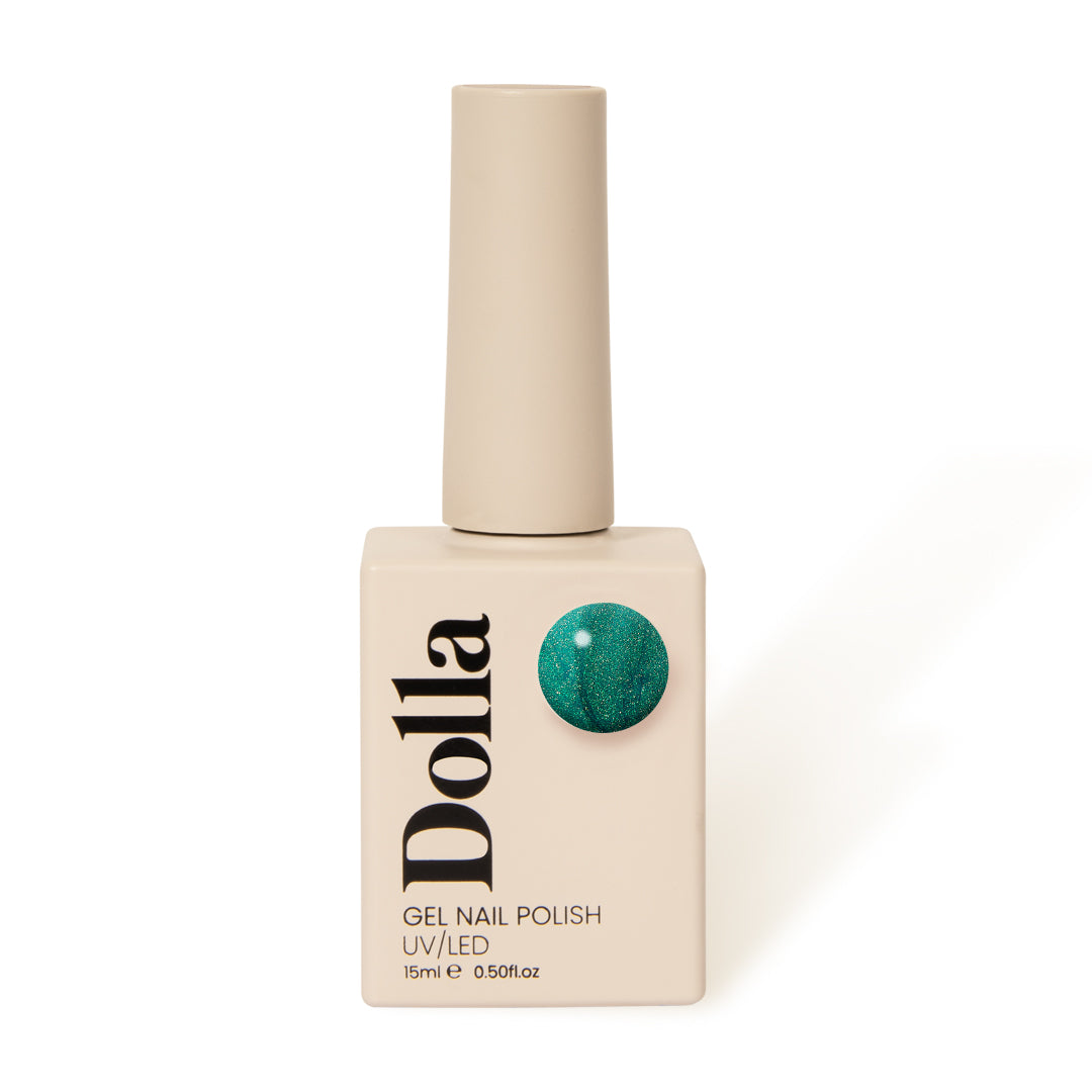 Long-lasting green nail colour nail gel polish UK | Miss Dolla