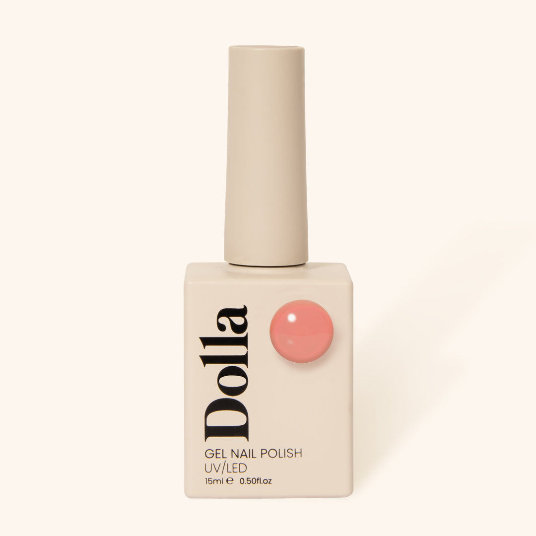 "Kiss Me Quick" gel nail polish bottle