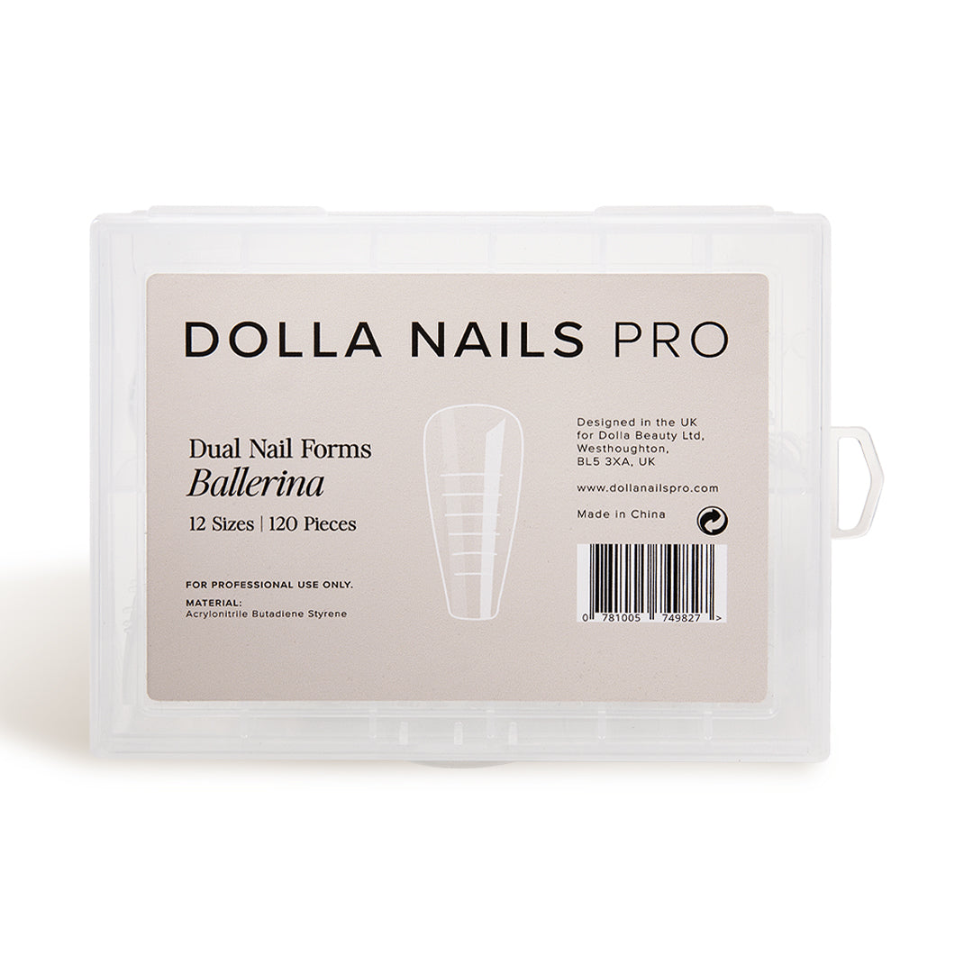 Dual Nail Forms, Ballerina - 120pcs