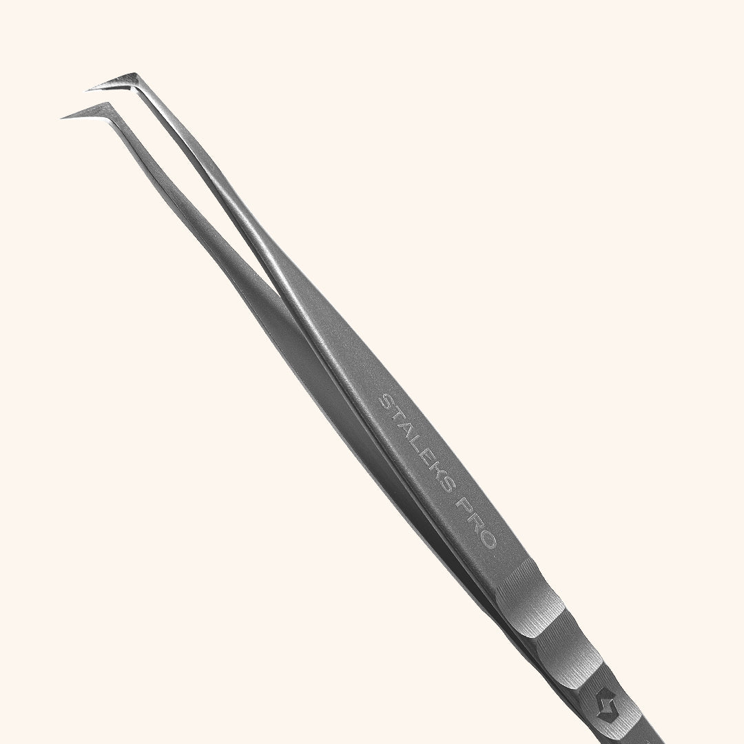 Professional Boot Tip Volume Eyelash Extensions Tweezers