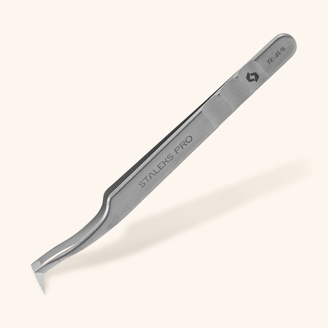 Wide Boot Tip Volume Eyelash Extensions Tweezers for lash application