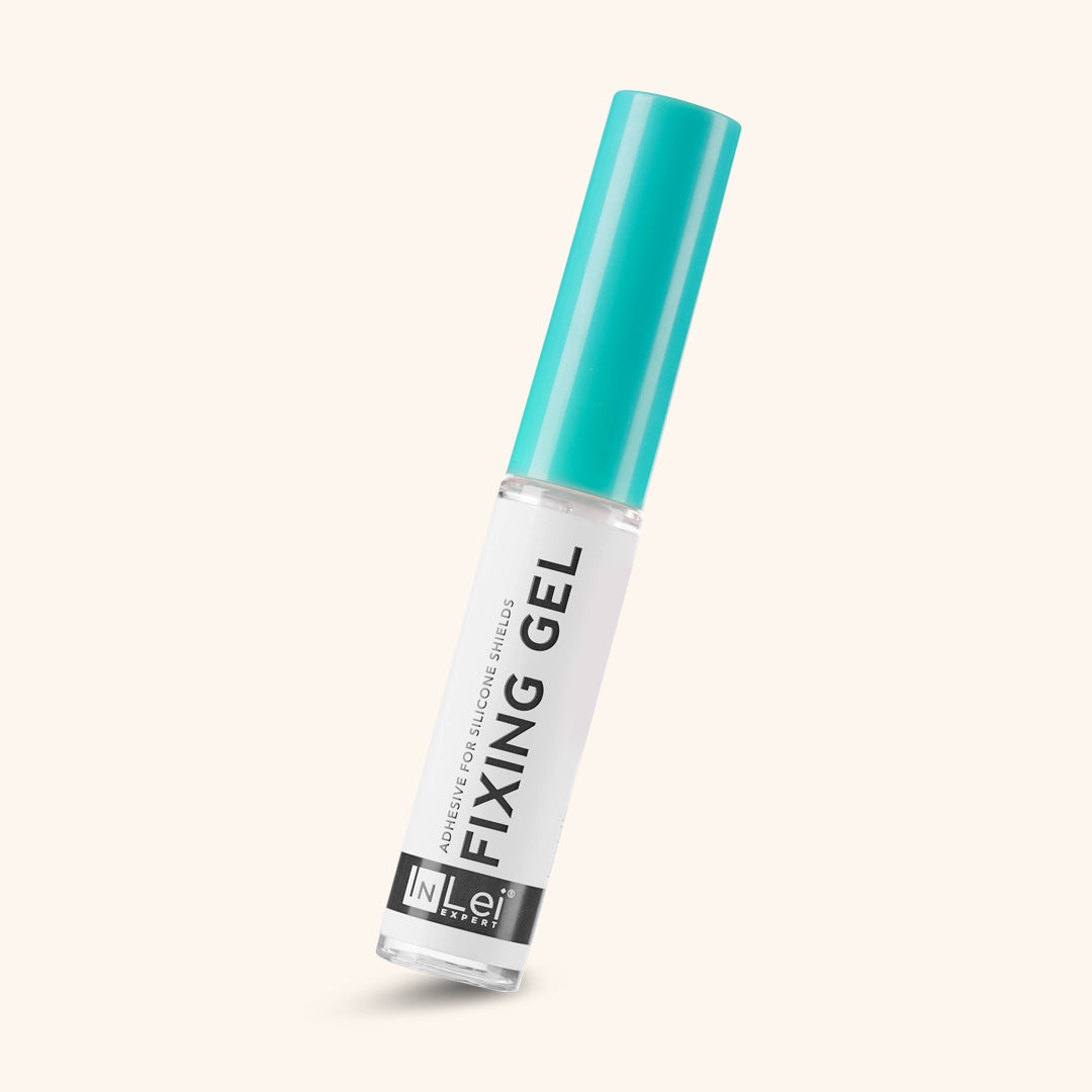 InLei Lash Fixing Gel water-soluble glue for lash lamination and styling.