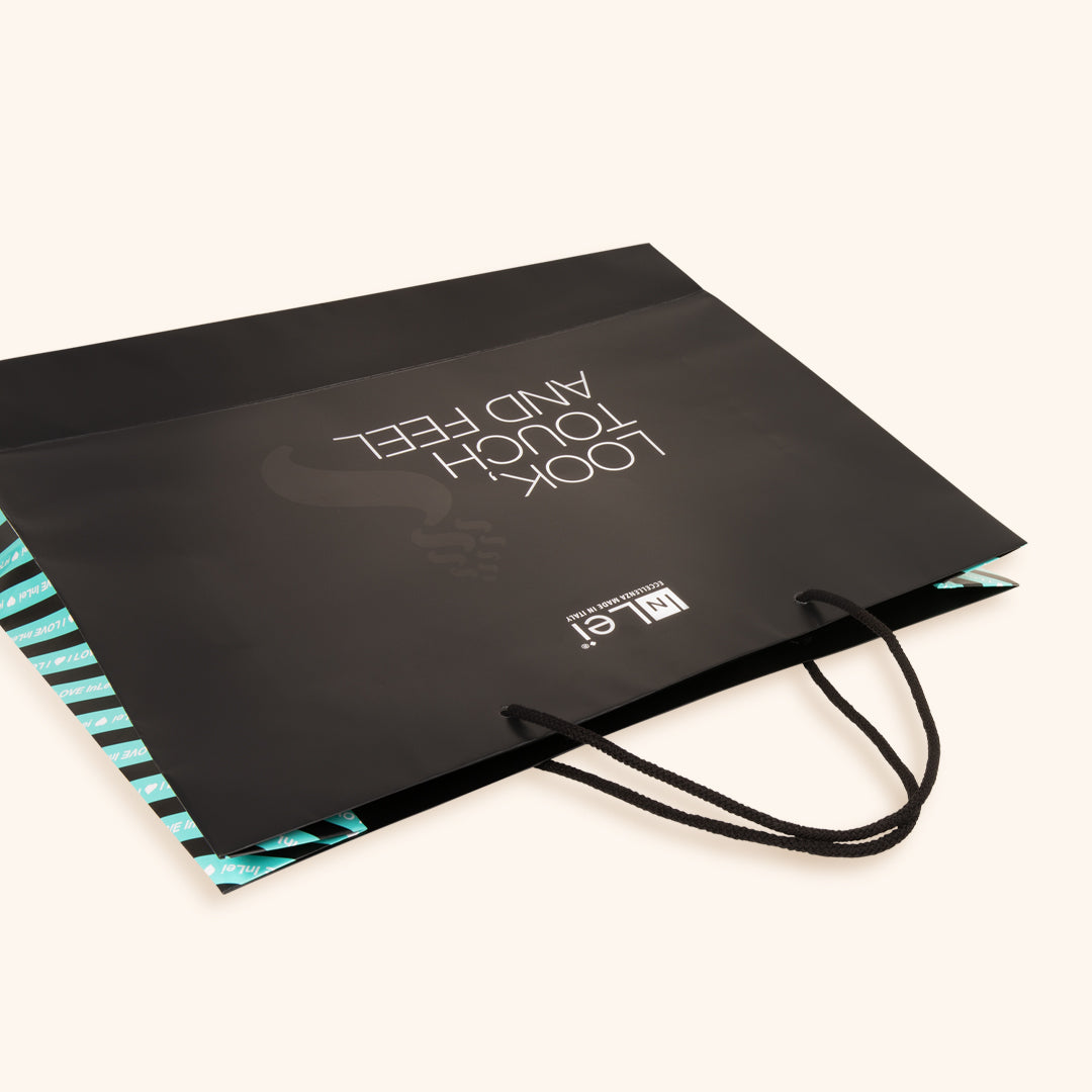 InLei® Paper Bag flat on surface 