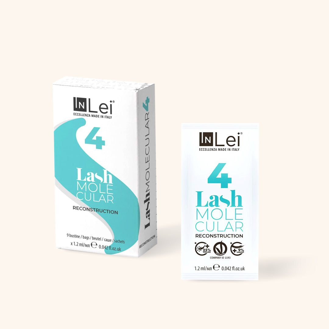 InLei Lash Filler 25.9 Treatment Sachets packaging, ideal for lash technicians to ensure fresh and high-quality lash lift treatments.