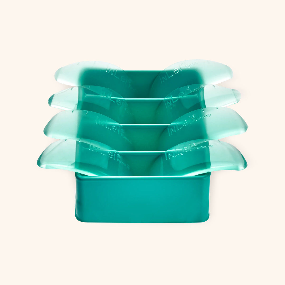 Open pack of the InLei® Forma and Forma Up Silicone Lash Curlers
