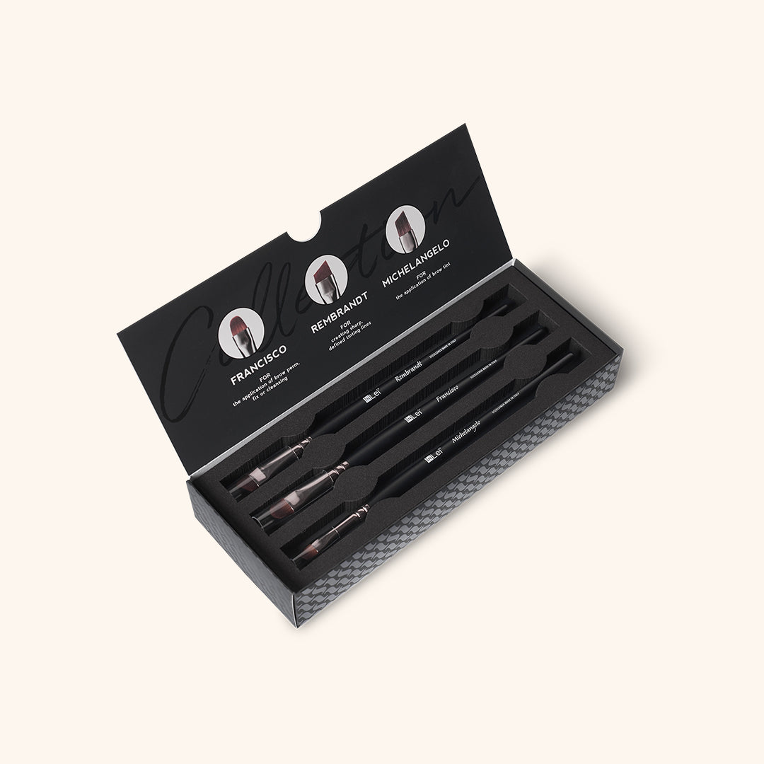 InLei® Brow Collection box with set of three professional brushes