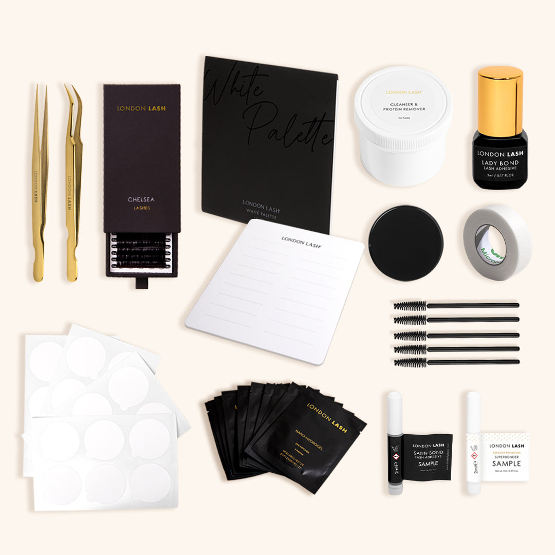 Mini eyelash extensions kit for classic lashes