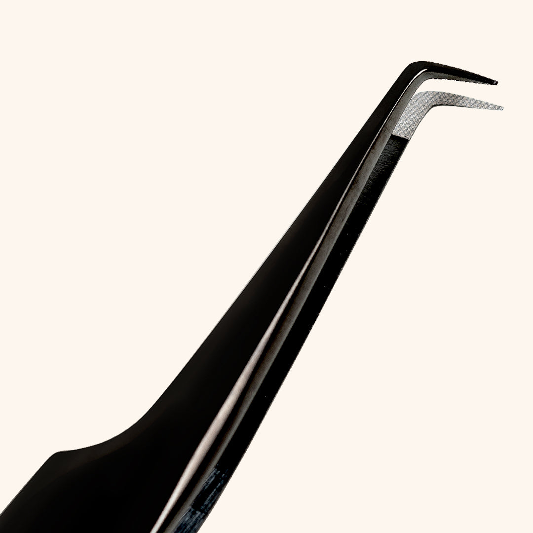 Professional Fiber Ultra Fine Tip Tweezers for Mega Volume eyelash extensions