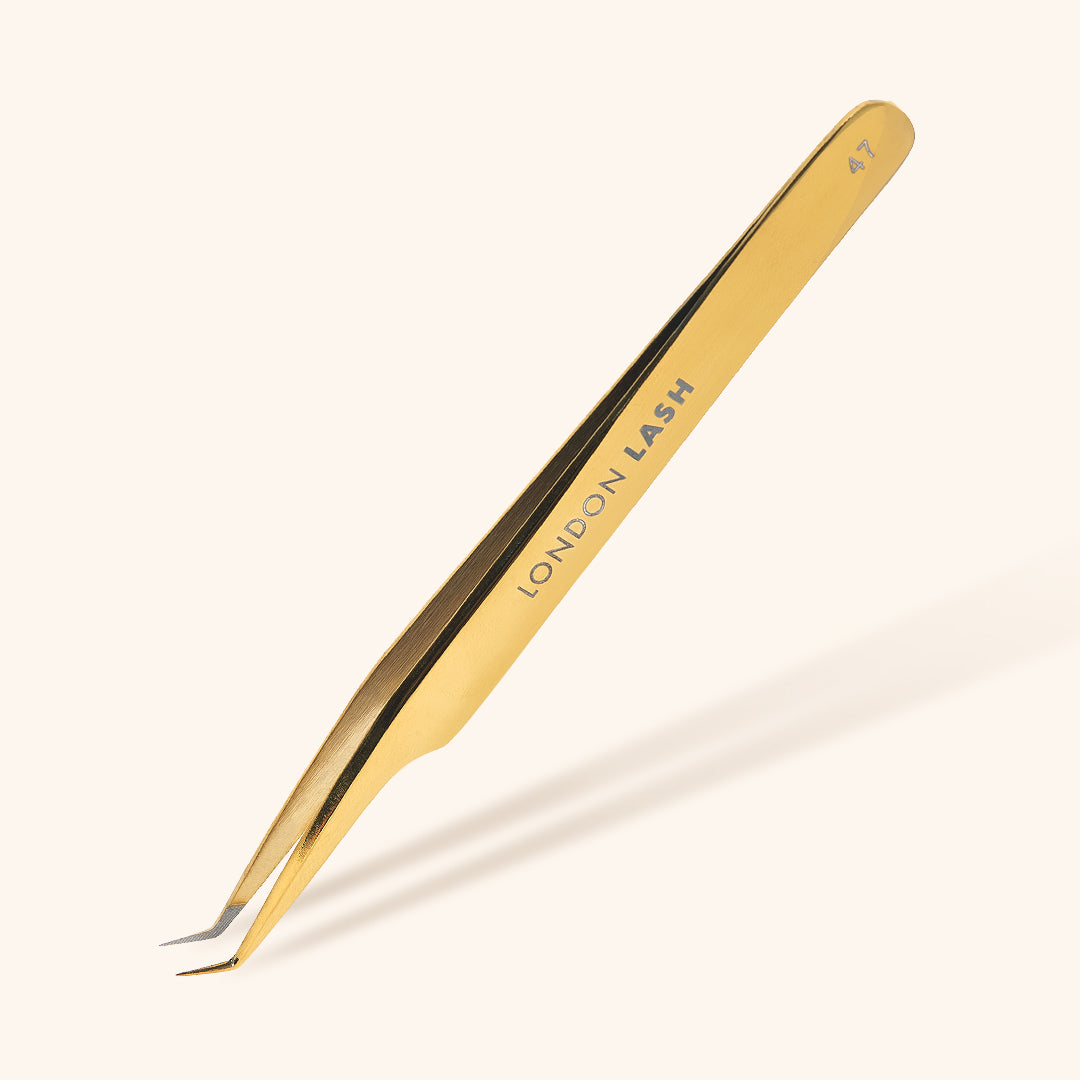 Professional Fiber Tip Long Slim Mega Volume Tweezers