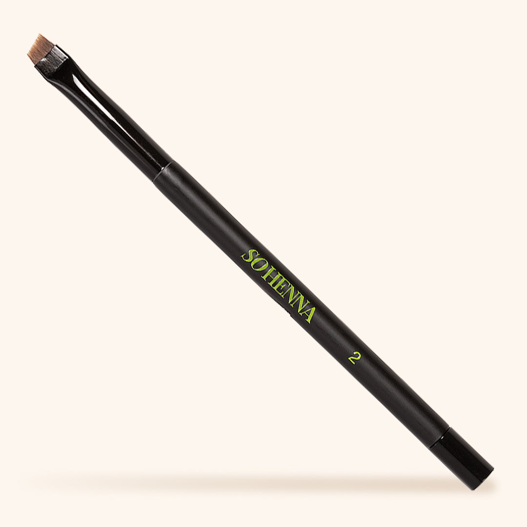 So Henna wide angled brow brush and packaging