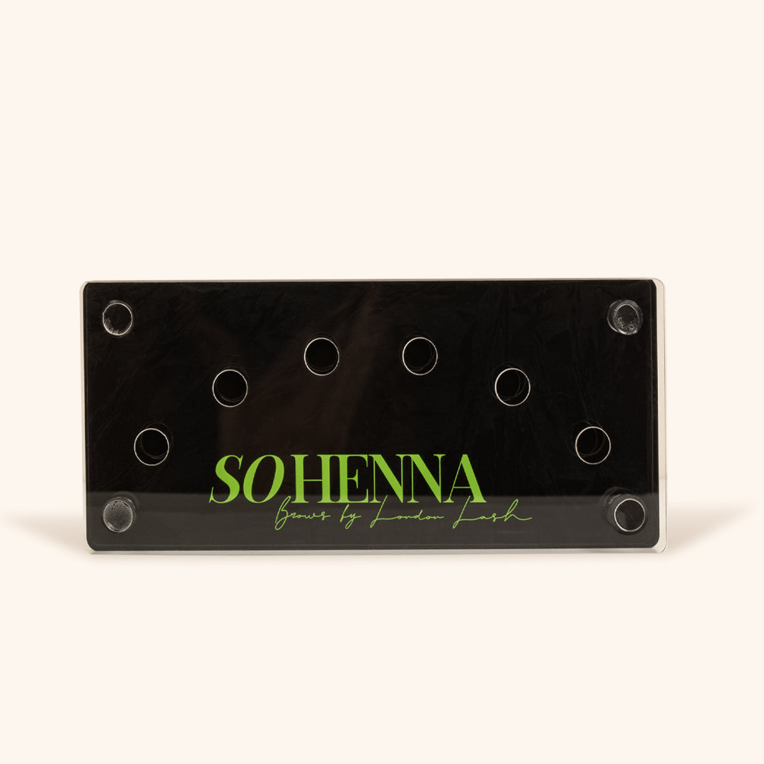 So Henna Brush Holder with brand logo