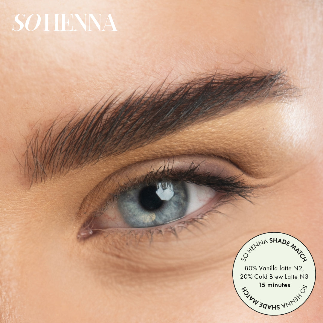 So Henna brow henna shade match N2 and N3