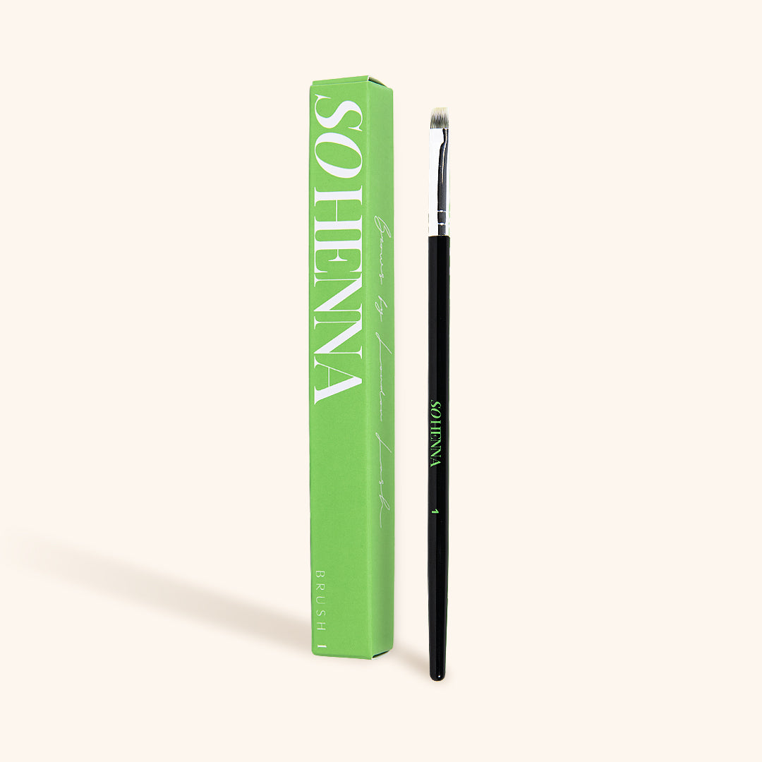 So Henna brow brush