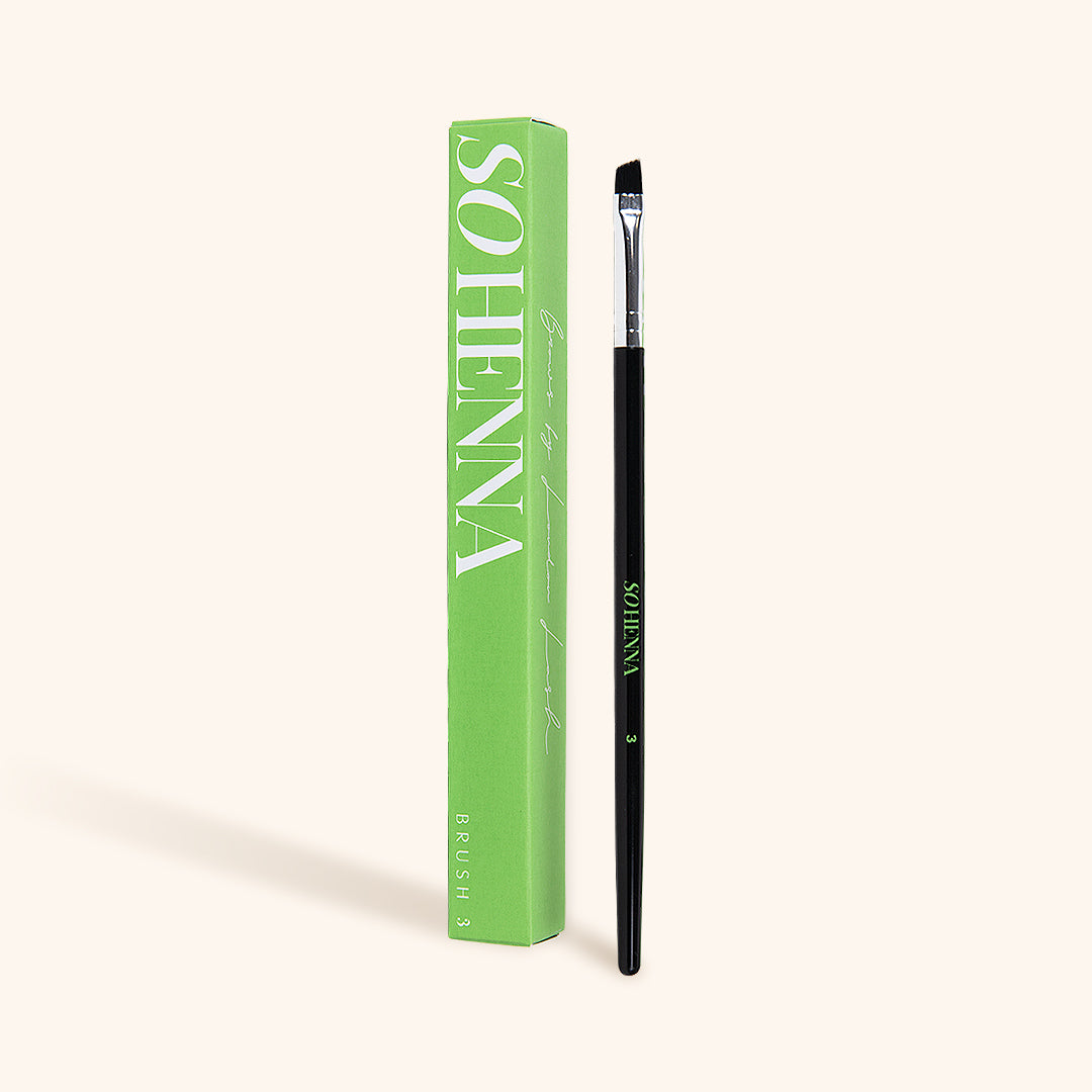 So Henna brow brush