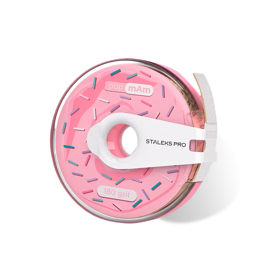Staleks Disposable White Abrasive Tape in Plastic Case (Various Grits)
