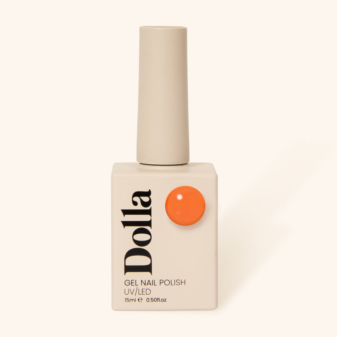 "Tangerine Dream" gel nail polish bottle