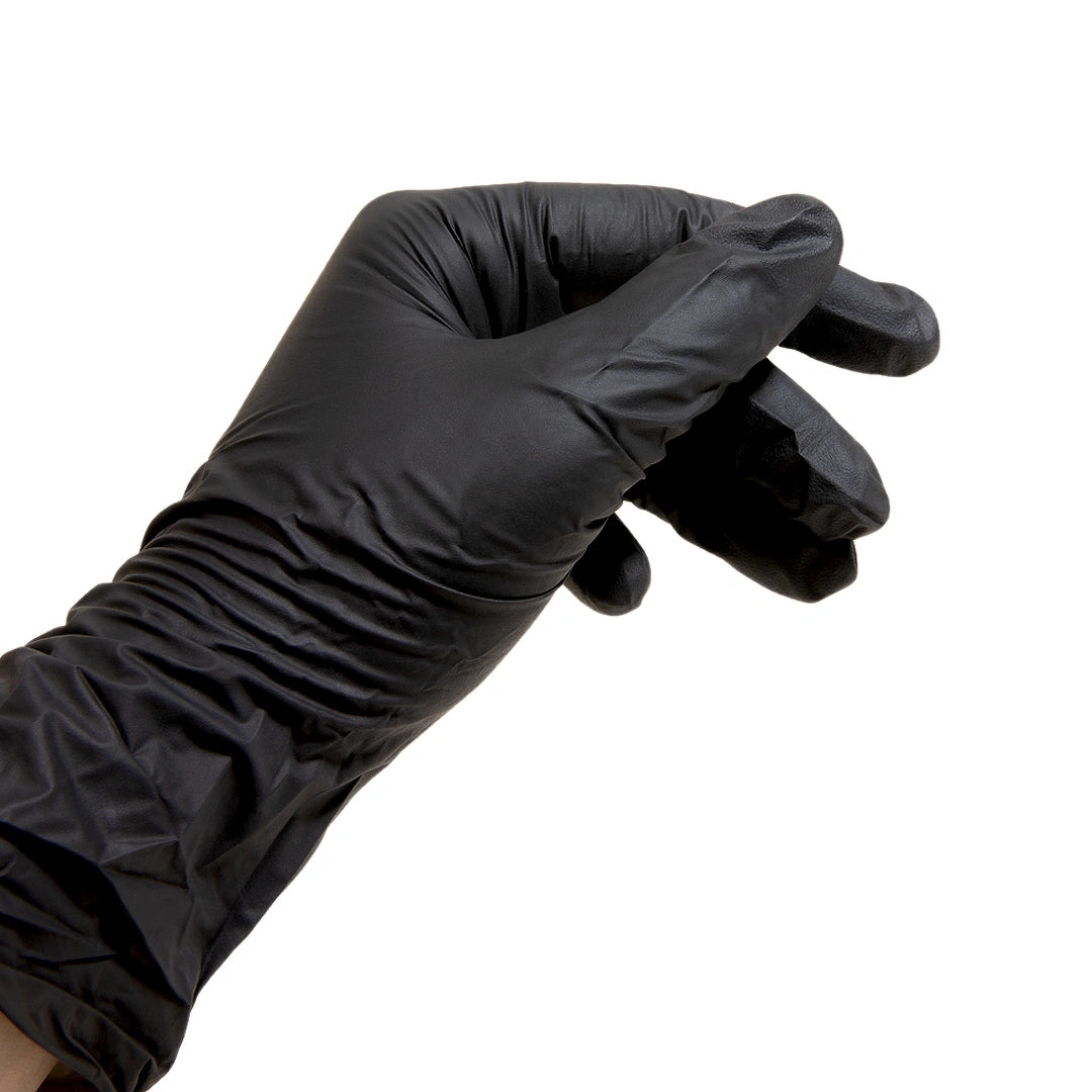 Black Nitrile Gloves for Lash and Brow Technician