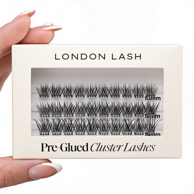 London Lash 预涂胶簇状睫毛 - 自然外观