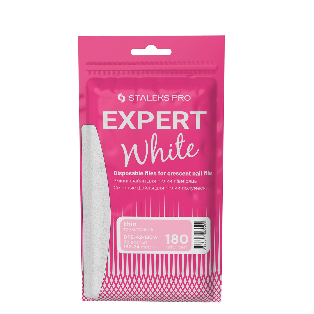 Staleks Pro Thin Disposable Files For Crescent Nail File - Expert 42