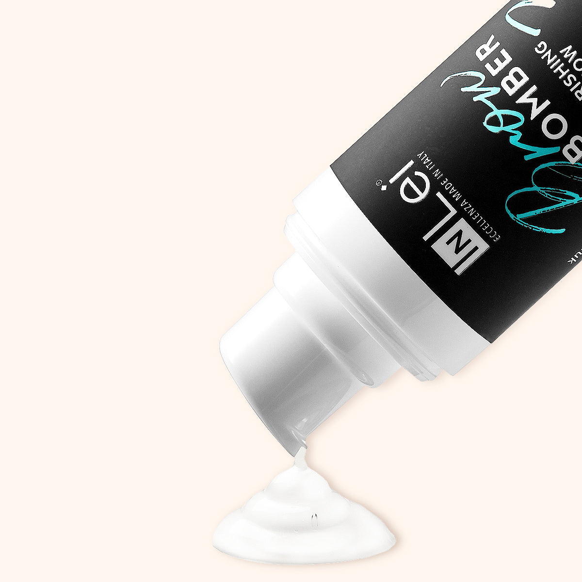 InLei® Brow Bomber 3 bottle without cup to showcase product texture and viscosity