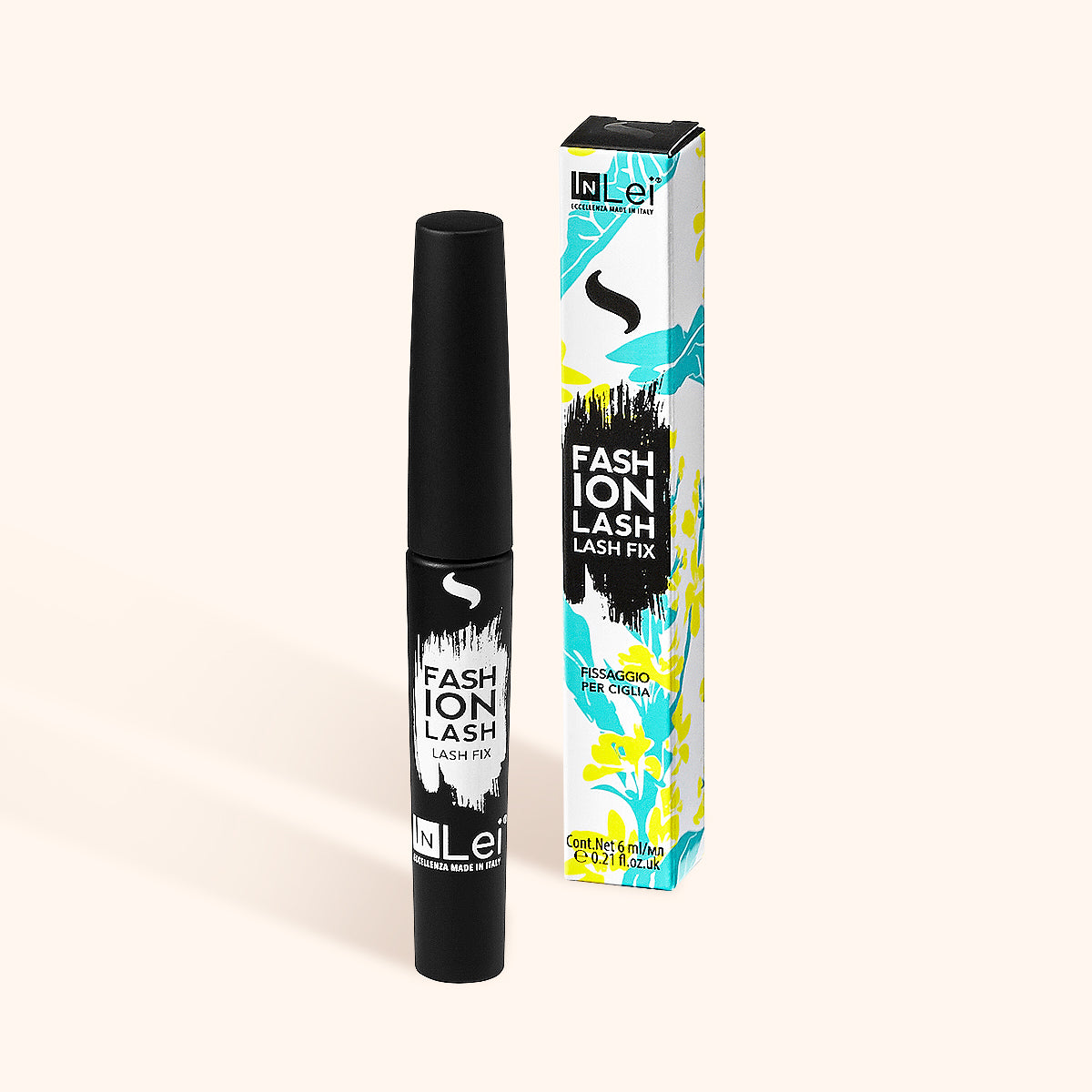 InLei Fashion Lash - Lash & Brow Conditioner product packaging with applicator for healthy lashes and brows.