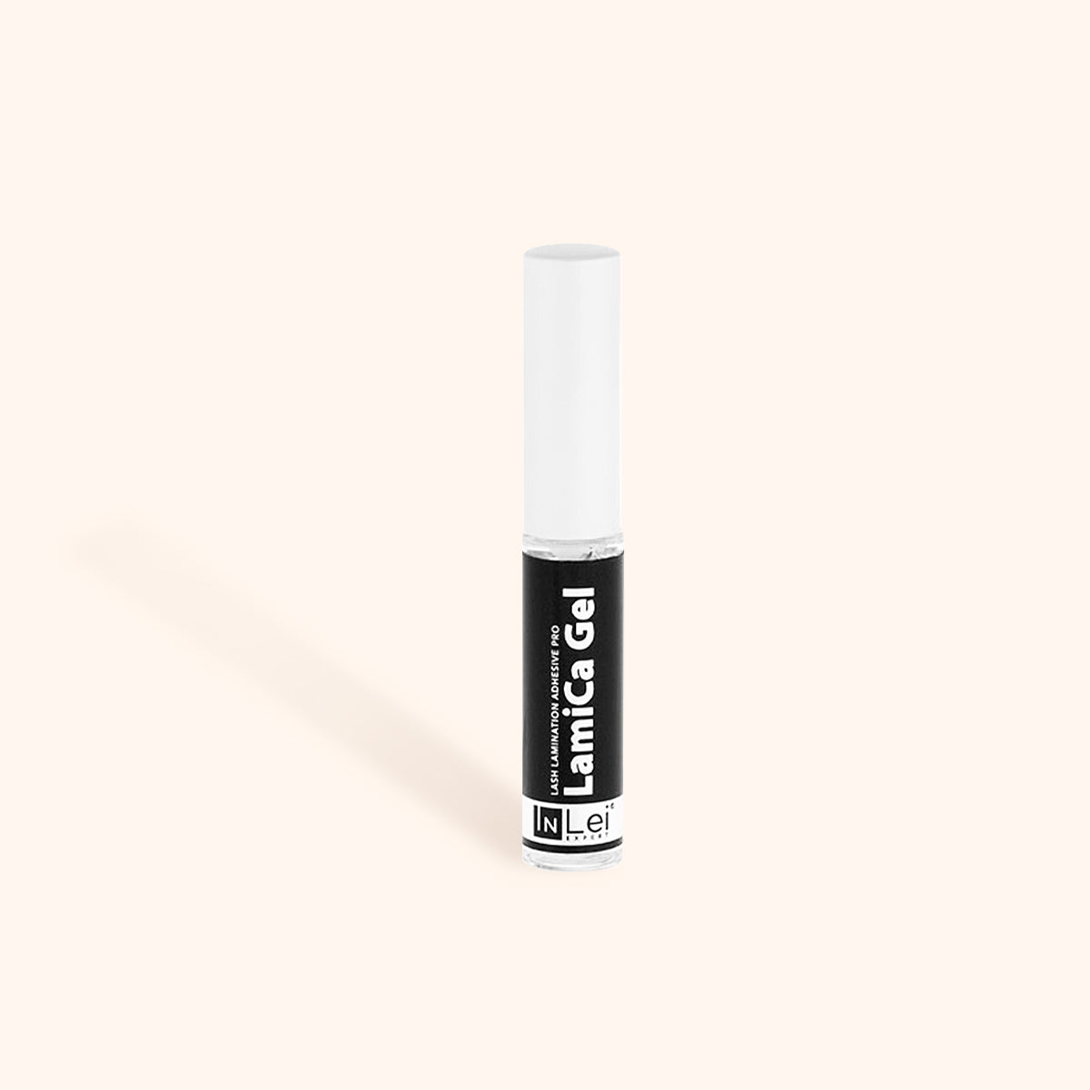 InLei LamiCa Flexible Lash Fixing Gel in a sleek packaging for effortless lash lamination.