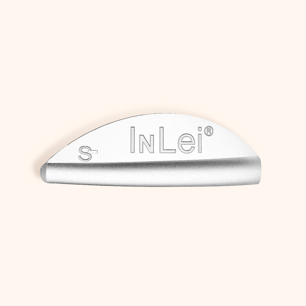 InLei One Silicone Lash Curlers Size S, silver lash curler for precise lifting and curling, part of the Perfect Curl line.