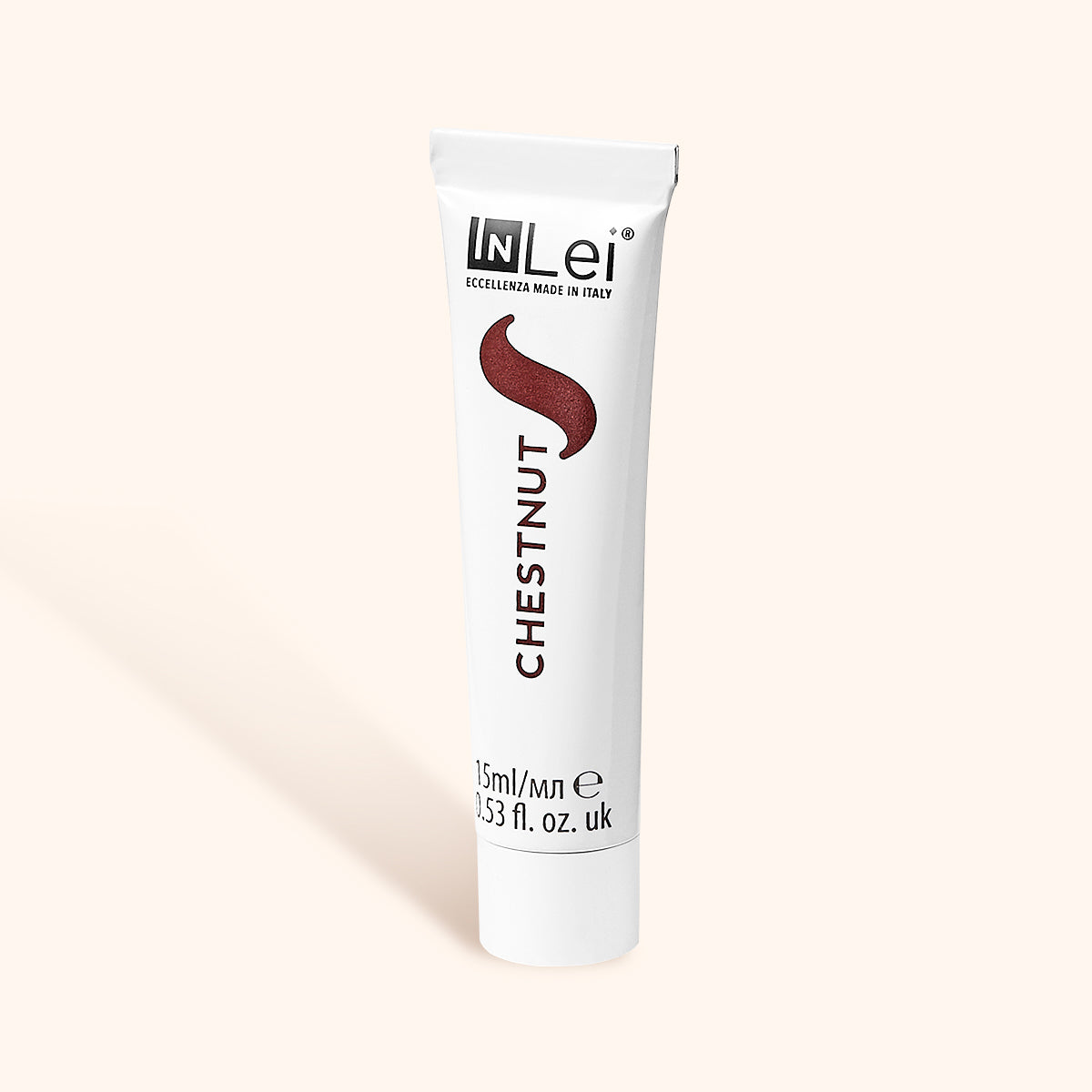 InLei Lash and Brow Tint - Dye Chestnut tube for vibrant and long-lasting color treatment.