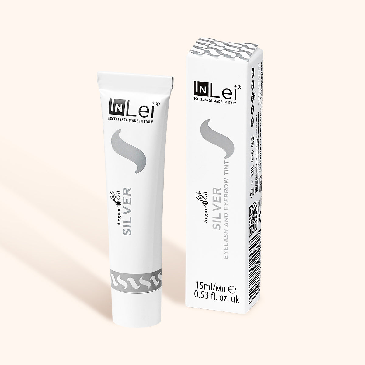 InLei Lash and Brow Tint - Dye in silver packaging for vibrant, long-lasting color.