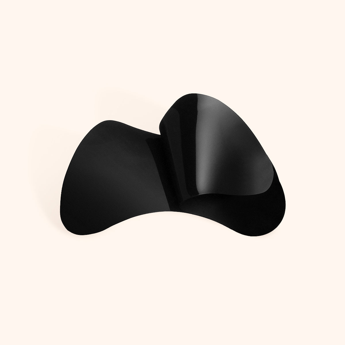 InLei Silicone & Reusable Eye Pads White & Black in sleek black design for lash treatments and comfort.