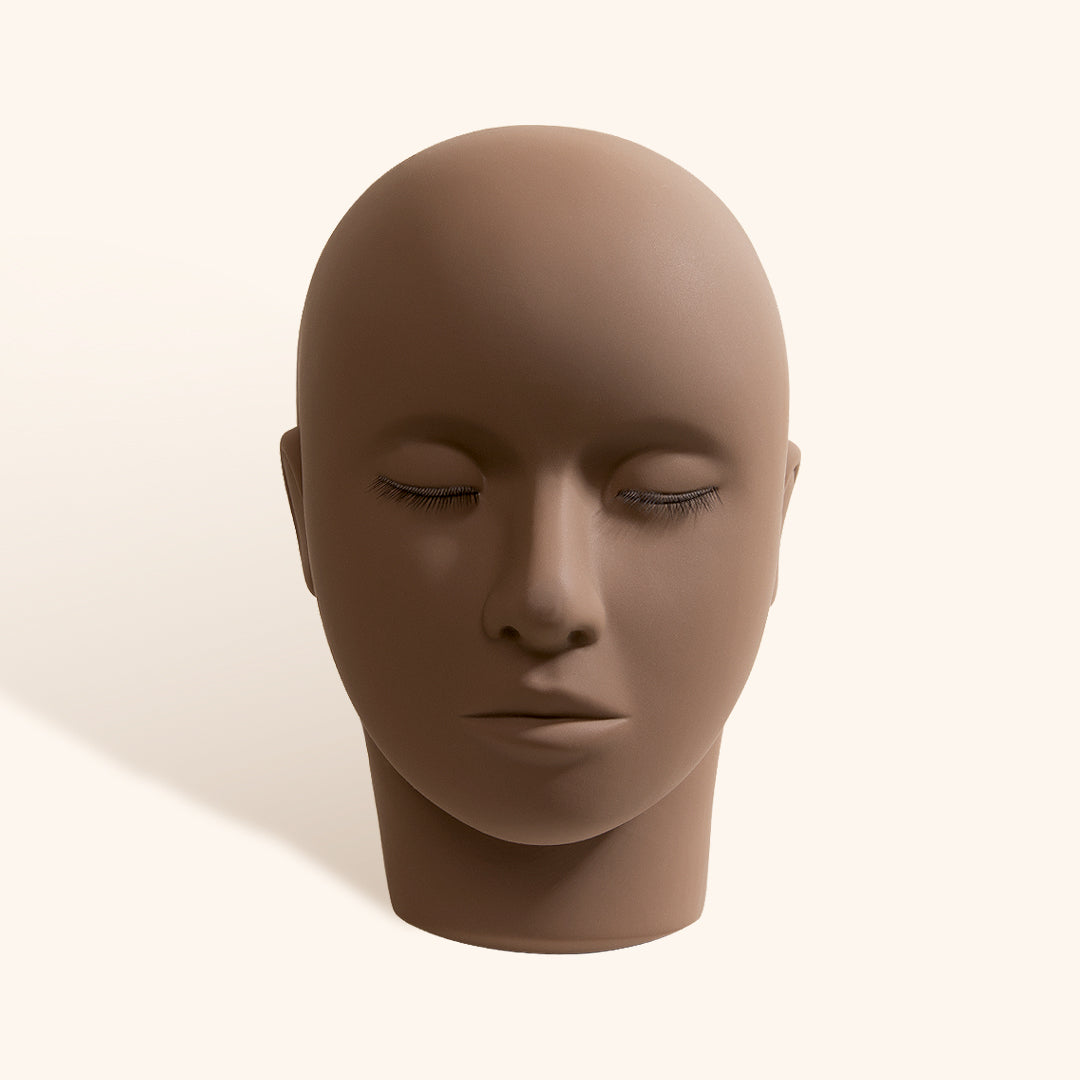 3 Mannequin Heads for lash training 