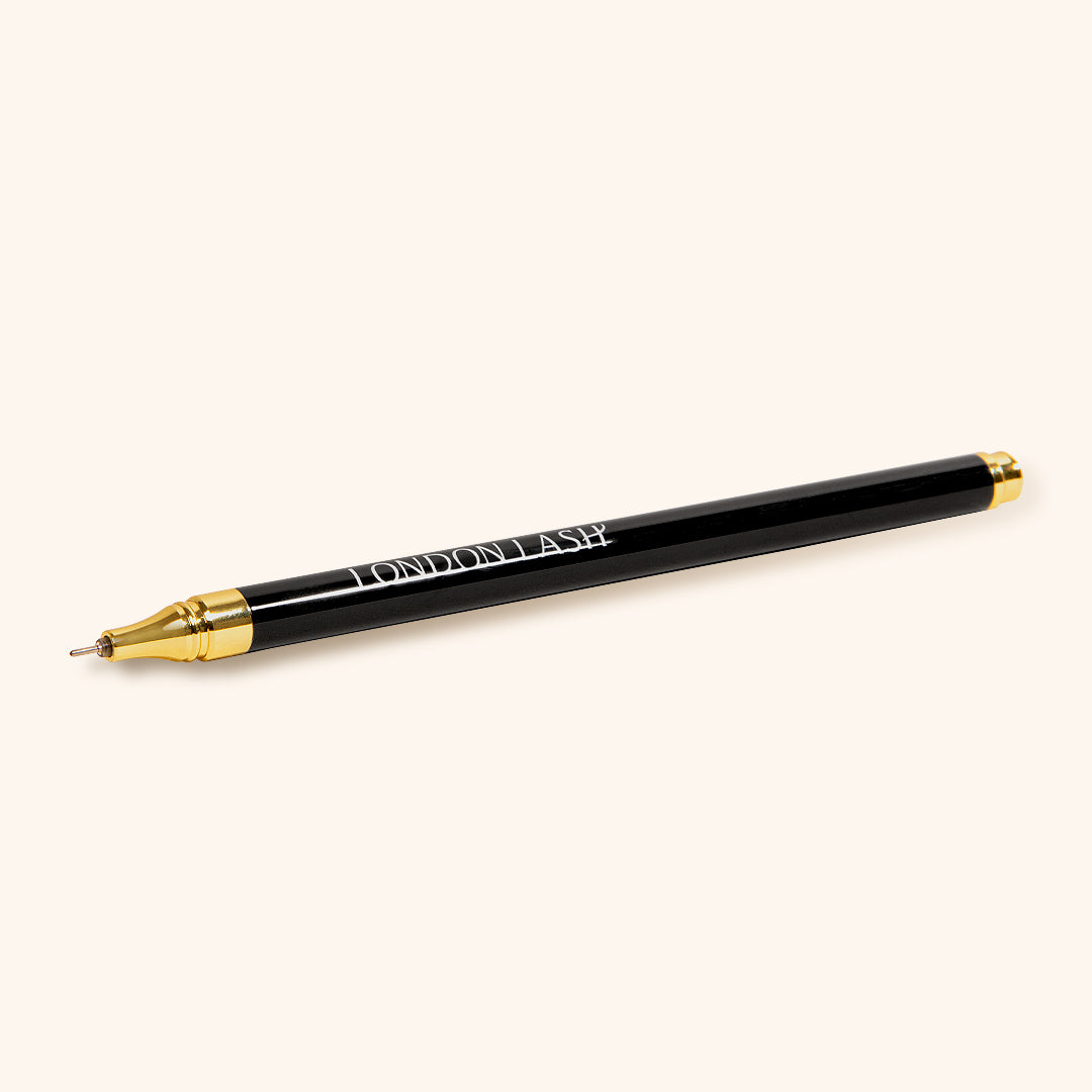 Lash Mapping Pen available in black or red ink , Lash Mapping Pen closed, best lash mapping pen for lash techs, for lash technicians 