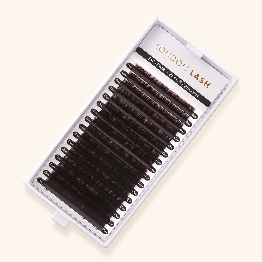 best black brown volume lashes, best black brown eyelash extensions, best black brown volume lash extensions 0.07 