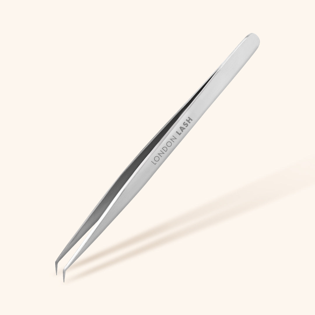 Silver Multifunctional Eyelash Extensions Tweezers