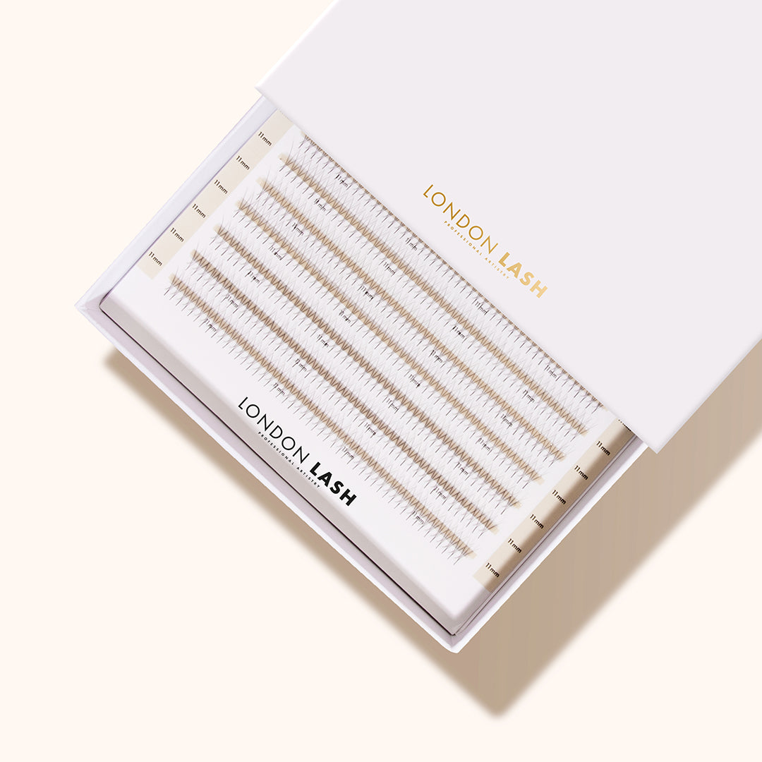 Best Premade Lash Fans Mayfair 3D 0.07 1000 fans - Mixed Lengths, Best Premade Eyelash Extensions 