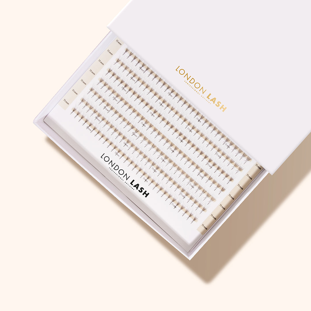 Best Premade Lash Fans Mayfair 4D 0.07 600 fans - Mixed Lengths, Best Premade Eyelash Extensions 