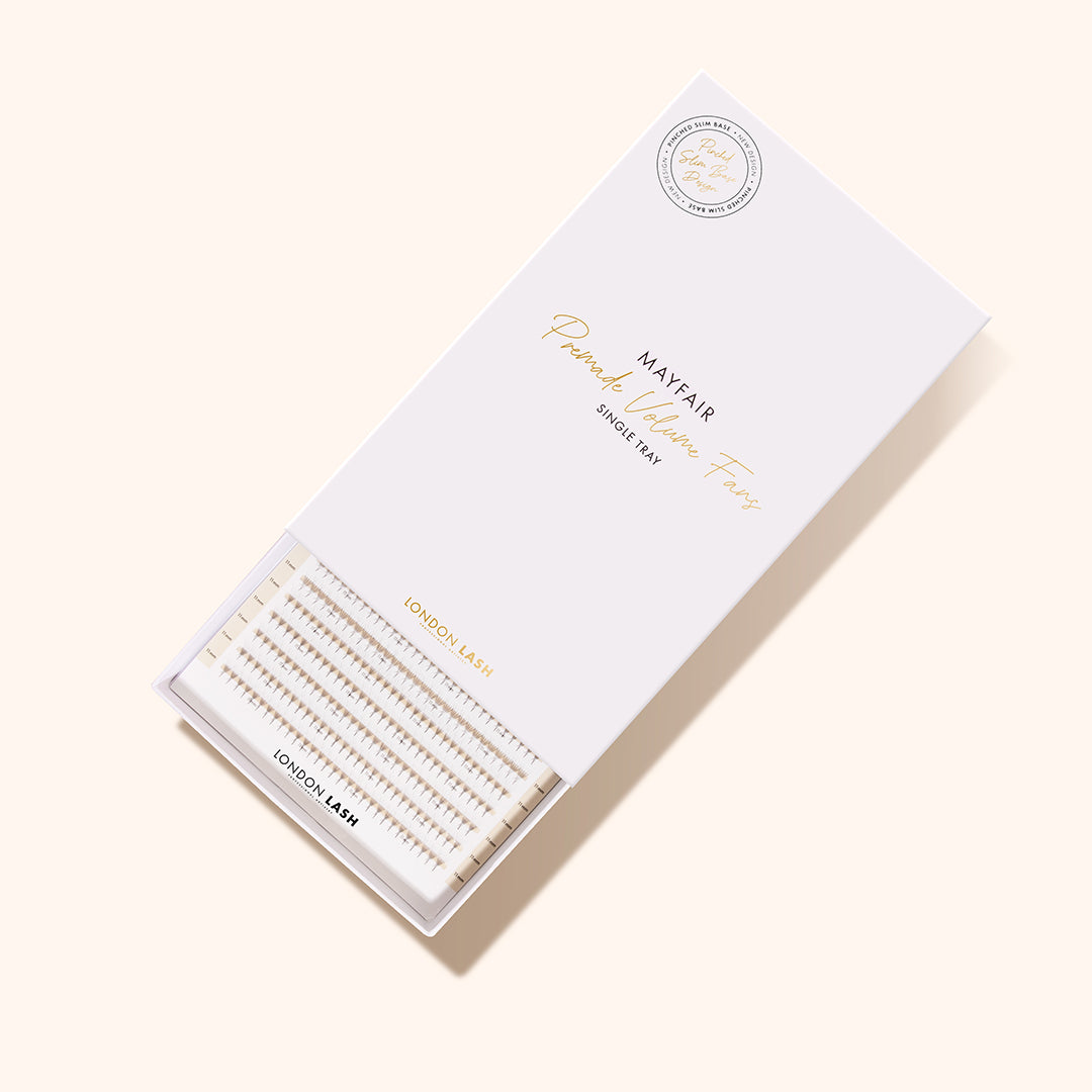 Best Premade Lash Fans Mayfair 5D 0.06 600 fans - Mixed Lengths, Best Premade Eyelash Extensions 