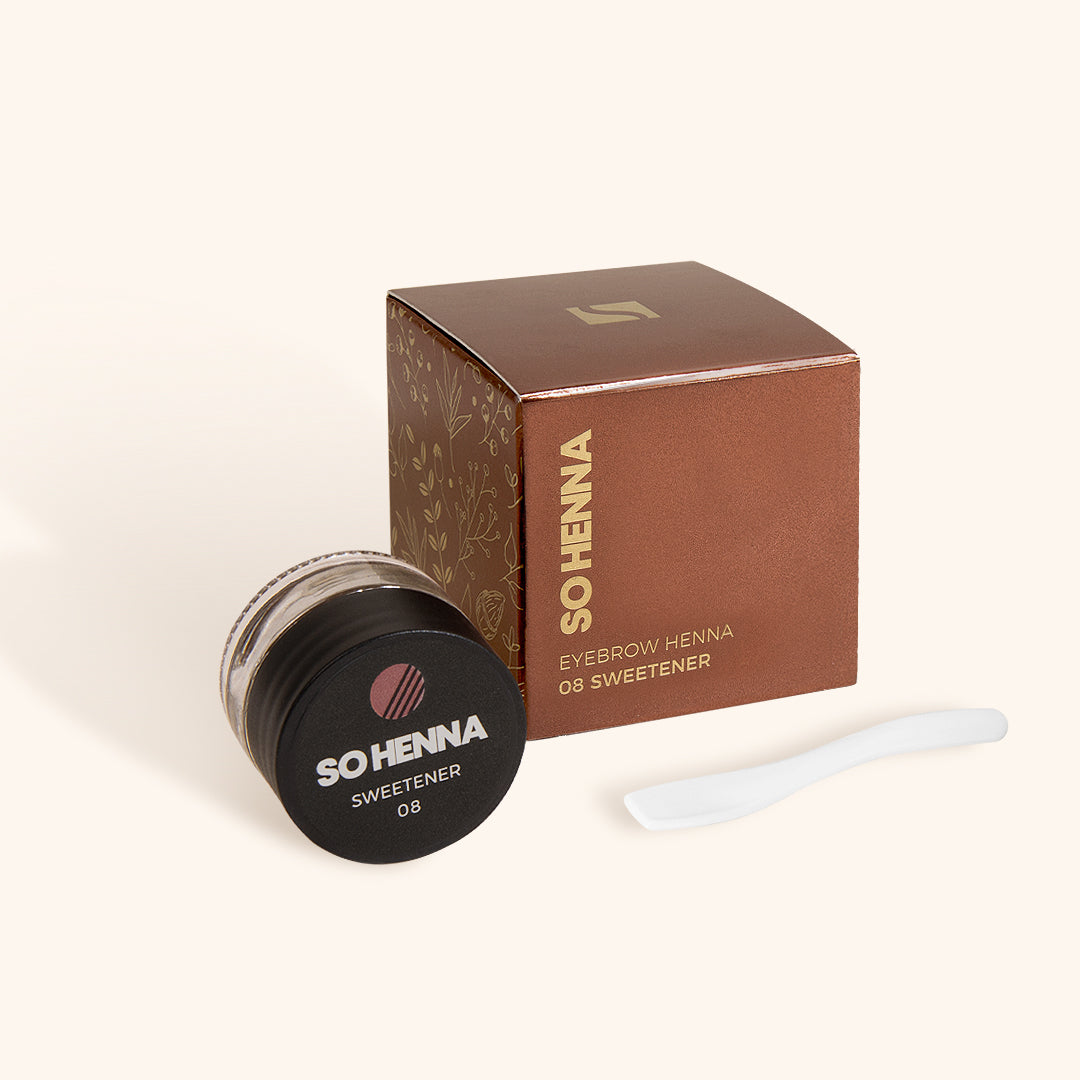 Old packaging of So Henna henna powders